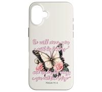 He Will Cover You With His Feathers Psalm 91:4 Butterfly Case for iPhone 16 Plus