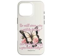 He Will Cover You With His Feathers Psalm 91:4 Butterfly Case for iPhone 16 Pro