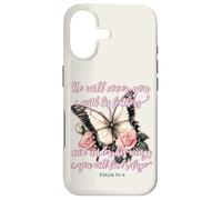 He Will Cover You With His Feathers Psalm 91:4 Butterfly Case for iPhone 17