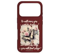 He Will Cover You With His Feathers Psalm 91:4 Butterfly Case for iPhone 17 Pro