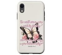 He Will Cover You With His Feathers Psalm 91:4 Butterfly Case for iPhone XR