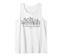 He Will Make Your Path Christian Men Women Love God Jesus Tank Top