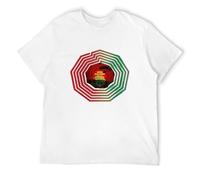HE YE SHAN ZHA TIAO TIESHEN King Funny Gizzard The Lizard Gift Wizard T-Shirt Leisure Crew Neck Unisex Short Sleeve T-Shirt White M