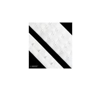 HAND ® HE04 Bra Continuous Hook and Eye Triple Plush Backed/Fleced Nylon White Tape - 5 Meters