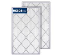 HE601 H13 True HEPA Replacement Filter Compatible with Shark Air Purifier 6(HE601 &HE602), HE6FKPET, 3-IN-1 H13 True HEPA for Shark HE601 Air Purifier Filter Replacement, 2 Pack