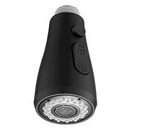 Heable 2 Function Kitchen Tap Spray Head Replacement Part, Pull Out Settings Shower Head for Kitchen Bathroom Mixer Faucet Black