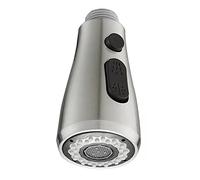 Heable 2 Function Kitchen Tap Spray Head Replacement Part, Pull Out Settings Shower Head for Kitchen Bathroom Mixer Faucet Brushed Nickel