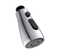 Heable 2 Function Kitchen Tap Spray Head Replacement Part, Pull Out Settings Shower Head for Kitchen Bathroom Mixer Faucet Chrome