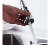 Heable Chrome 2-Function Kitchen Tap Replacement Spray Head Pull-Out Sprayer in Silver Heable Silver