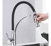 Heable Chrome Two-Function Replacement Pull-Out Kitchen Tap Spray Head in Silver Heable Silver