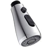 Heable Functional Kitchen Tap Spray Head Replacement Chrome in Silver Heable Silver