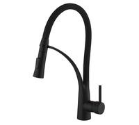 Heable Matte Black Kitchen Sink Mixer Tap with Dual Function Sprayer Heable Black