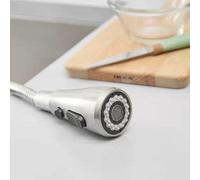 Heable Sleek Kitchen Tap Spray Head Replacement Brushed Nickel 2 Function Pull Out