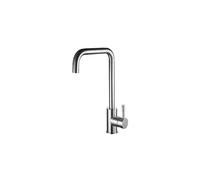 Heable Stainless Steel Kitchen Sink Tap, 360 Swivel Right Angle Bend Design Kitchen Mixer Taps, Single Lever Kitchen Faucet Brushed Nickel