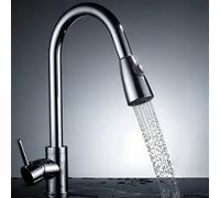 Heable Universal Chrome Replacement Pull Out Sprayer And Shower Head For Kitchen Tap