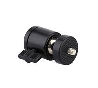 Head 1 4 Mount for Camera Tripod Flash Light Trigger DSLR Cameras Monopod Aluminium Alloy 360 Degree Rotate Smooth Movement Heavy Load Lock Solid Photography