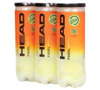 HEAD 3x3B Padel Radical, Padel Ball, Yellow