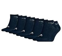 HEAD 5 Pairs Unisex Sneaker Sport Socks Navy 2.5-5 (35-38)