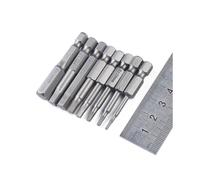 Head 8pc Hex Long Allen Bit Set Quick Connect Shank Impact Drill Magnetic Driver
