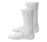 HEAD All Sports Performance Crew Socks, White, Size 9/11