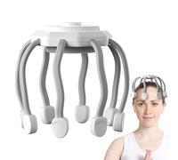 Head and Head Skin Massage Device | Electric Portable Head with 10 Vibrating Contacts-3 Modes Scaling Scratching Head Massager Device