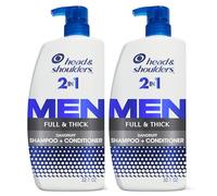 Head and Shoulders Shampoo, Anti Dandruff Treatment and Scalp Care, Full and Thick, 32.1 fl oz, Twin Pack