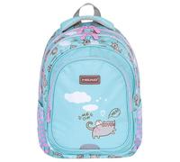 HEAD Backpack Meow, 42x30x19 cm, White/Colorful, for Girl, Class 4-8, Polyester, 27L, Stiffened, 3 Compartments, School