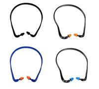Head Band Ear Protections Soft Band Earplugs for Adult Noise Blocking Work Study Washable Earplug 4PCS Earplugs for Noise Reduce
