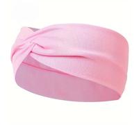 Head Bands Adult Women Solid Color Knotted Hairband Elastic Wide Headband Women Unisex Sports Yoga Running Cross Headband Headwear(8)