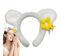 Head Bands For Women's Hair - Non Slip Headbands - Non Slip Cute Hairband With Bear Ears Accessories For Face Washing Protection Daily Fashion Styling Women Girls Pilates Workouts Running