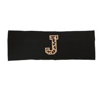 Head Bands Print Letters Knitted Striped Headbands Ribbed Soft Casual Cotton Head Wrap For Ladies Hair Bands Accessories(Black J)