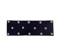 Head Bands Women Ribbed Elastic Pearl Heart Headband Soft Bow Star Stripe Hair Band Yoga Running Girls Accessories(Deep Blue-5)