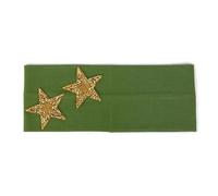 Head Bands Women's Plain Headbands Star Rhinestones Elastic Stretch Flat Headband For Girls Casual Hair Bands Accessories(Gold Deep Green)