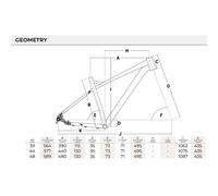 Head Bike Tacoma Ii 27.5´´ Acera 2023 Mtb Bike Grey 48 48 Matte Grey