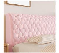 Head Board Covers, Thickened Soft-package Headboard Slipcover, Anti-collision Universal Dust Cover, Cool-feeling, for Double,King Size Bed, Small Double,Pink,200cm