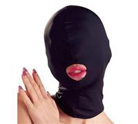 Head Bondage Blindfold BDSM Spandex Stretch Fabric Mask with Open Mouth Fetish SM Slave Sex Toy Mask