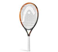 Head Boy's Radical Prestrung Racket - Orange/Black/White, Size 21