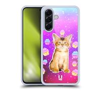 Head Case Designs Abyssinian Kitty Am I Dreaming Real Cats In Artificial Space Gel Case [Military Grade Protection] Compatible With Samsung Galaxy A56 5G