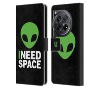 Head Case Designs Alien Pop Trends Leather Book Wallet Case Cover Compatible With OnePlus 12