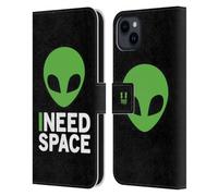 Head Case Designs Alien Pop Trends Leather Wallet Case Compatible With Apple iPhone 15 Plus