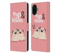Head Case Designs And Kisses Piper The Pug Leather Wallet Case Compatible With Samsung Galaxy A07