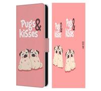 Head Case Designs And Kisses Piper The Pug Leather Wallet Case Compatible With Samsung Galaxy S25 FE