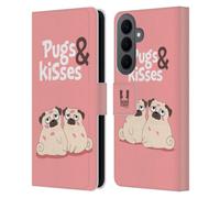 Head Case Designs And Kisses Piper The Pug Leather Wallet Case Compatible With Samsung Galaxy S26 Plus