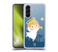 Head Case Designs Angel Jolly Christmas Toons Gel Case [Military Grade Protection] Compatible With Samsung Galaxy A56 5G