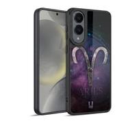 Head Case Designs Aries Nebula Zodiac Symbols Gel Armour Case [Military Grade Protection] Compatible With Samsung Galaxy S25 Edge