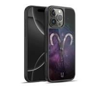 Head Case Designs Aries Nebula Zodiac Symbols Gel Armour Case [Military Grade Protection] Compatible With Apple iPhone 16 Pro Max