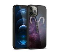 Head Case Designs Aries Nebula Zodiac Symbols Gel Armour Case [Military Grade Protection] Compatible With Apple iPhone 12 Pro Max
