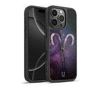 Head Case Designs Aries Nebula Zodiac Symbols Gel Armour Case [Military Grade Protection] Compatible With Apple iPhone 16 Pro