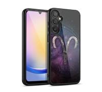 Head Case Designs Aries Nebula Zodiac Symbols Gel Armour Case [Military Grade Protection] Compatible With Samsung Galaxy A25 5G