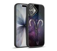 Head Case Designs Aries Nebula Zodiac Symbols Gel Armour Case [Military Grade Protection] Compatible With Apple iPhone 17